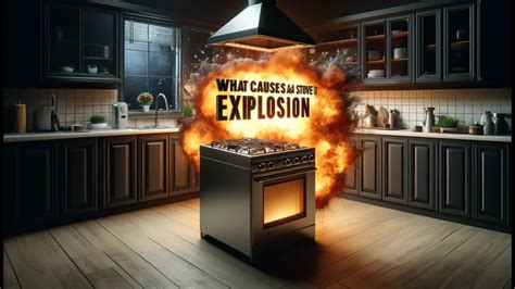 gas stove sounds like small explosions when oven is on